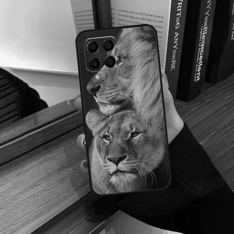 Leopard Tiger Lion Animal Case For Samsung Galaxy M56 M16 M36 M33 M53 M13 M12 M32 M52 M20 M15 M55 M31 M14 M35 M34 M54