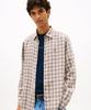 Tamijinseu Linen Blend Relaxed Check Shirt (T32G1Wsh33Tmt1Pkd)