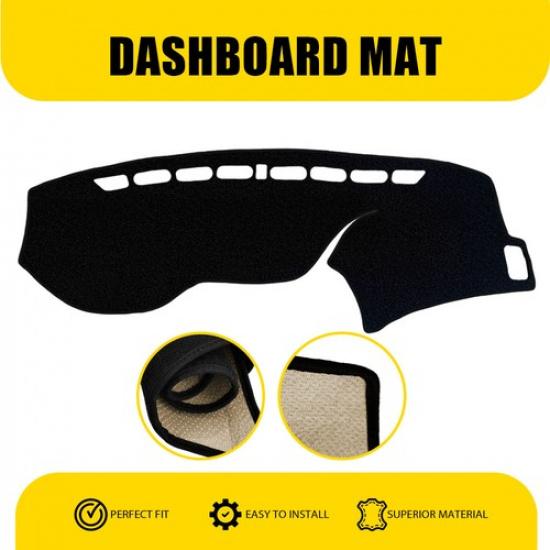 Leather Dash Mat Interior Dashboard Cover For Dashmat Pad Honda 13-2017 Accord