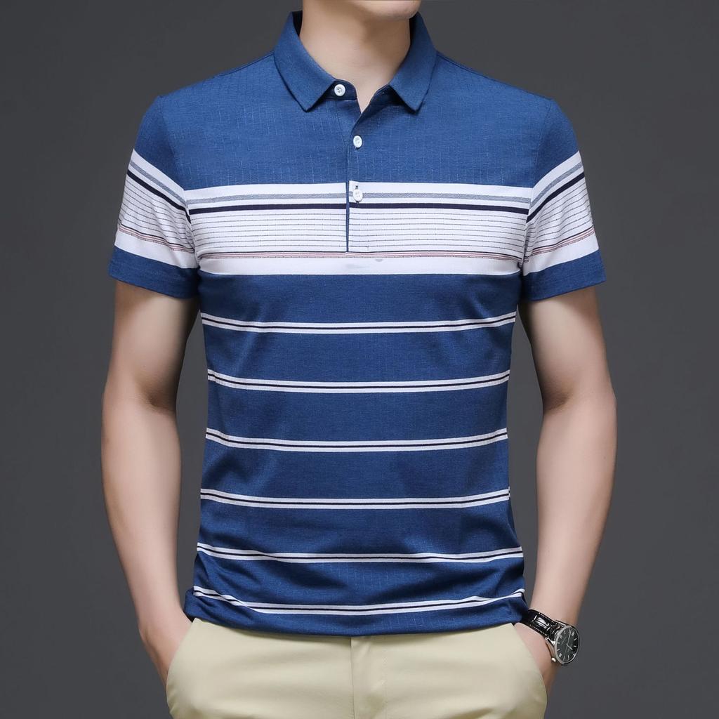 Tricouri cu mânecă scurtă pentru bărbați tineri și de vârstă mijlocie Haine de vară Tricouri cu mânecă scurtă pentru bărbați de vârstă mijlocie Haine noi