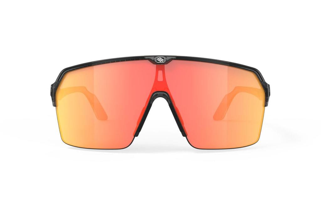 Rudy Project Spinshield Air Sports Sunglasses In Crystal Orange Ash/Multi-Laser (SP844033-0000)