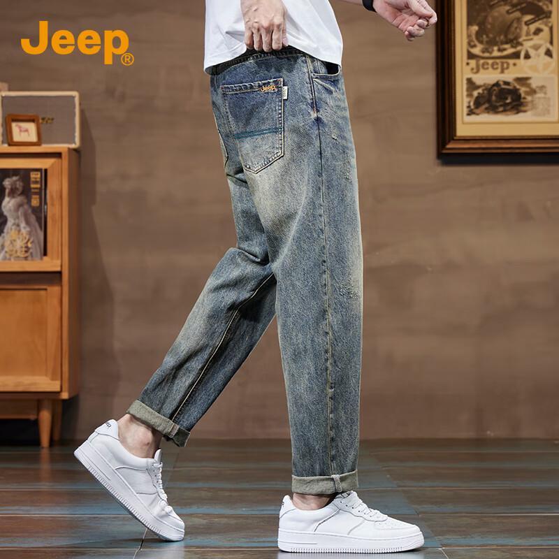 

JEEP Men s Casual Straight-Leg Jeans 36