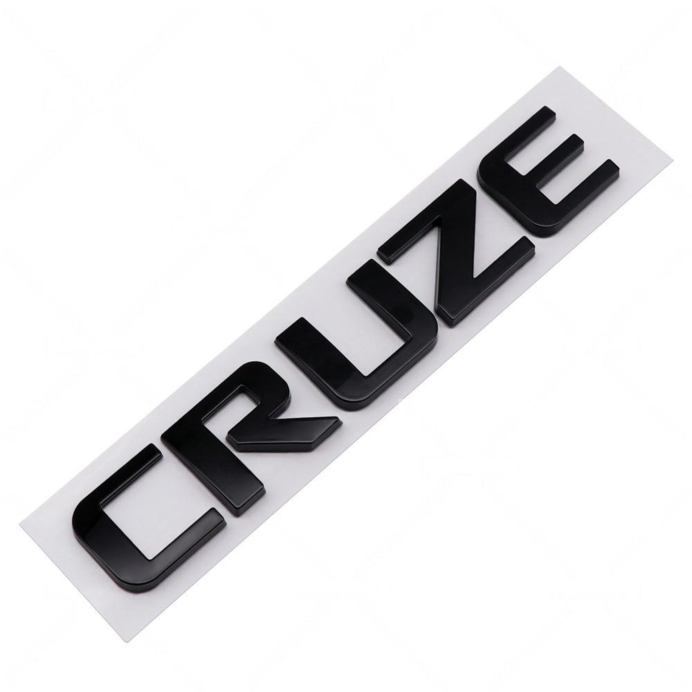 1Pc 3D ABS Car Letter Logo Sticker Tail Decoration Badge Auto Rear Trunk Emblem Decal Accessories
