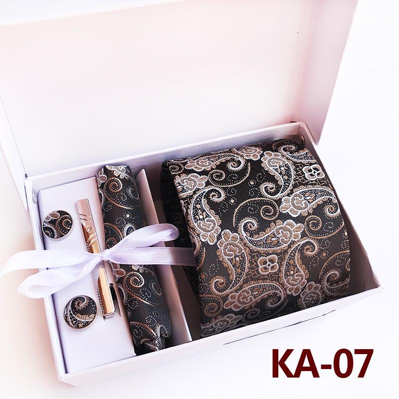 Polyester Business Executive Men'S Tie 6-Piece Gift Box Tie