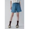 Vov Midi Denim Shorts With Stitch Pocket 7115355803