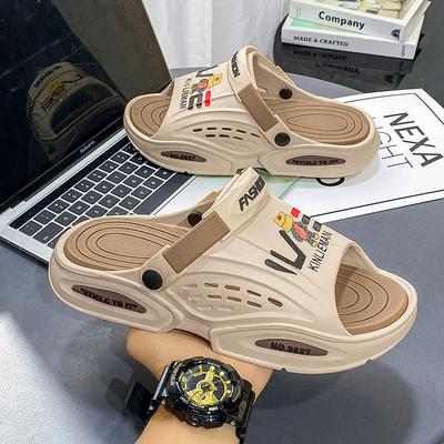 Outdoor Fashion Mens Sandals Lightweight Breath Slippers Clogs Garden Shoes Beach Casual Shoes Non Slip Walking Sport Flip Flops