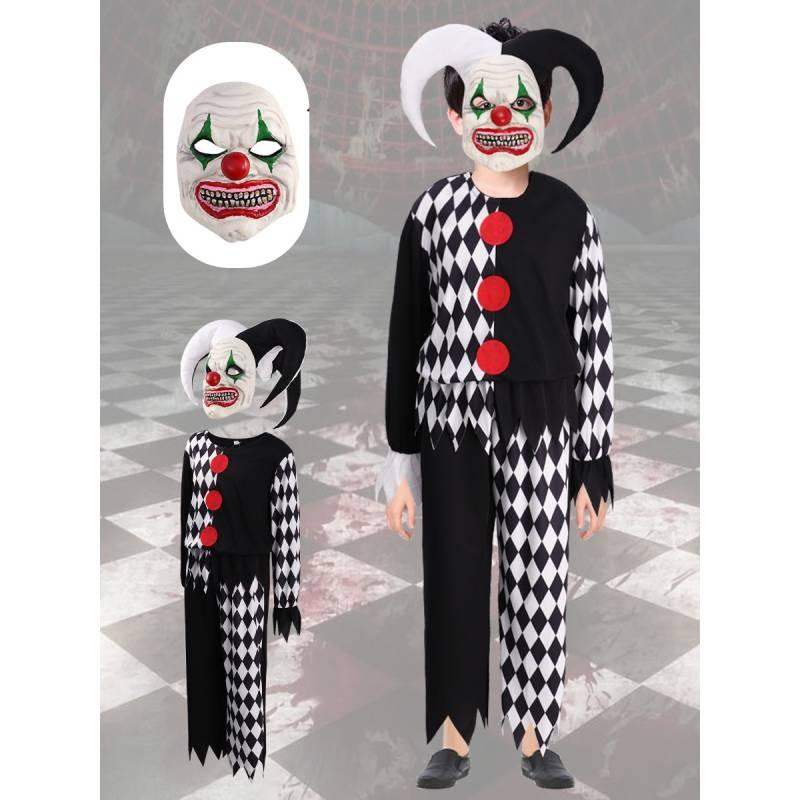 Costume Cosplay Clown Mask Role Play Halloween Events Stage Gift Performance