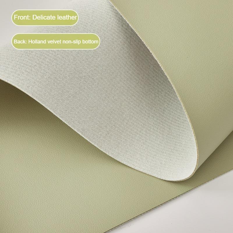 Waterproof PVC Leather Tablecloth Anti-Slip Table Protector Desk Pad Keyboard Mouse Mat Large Table Cover for Home Office Gaming