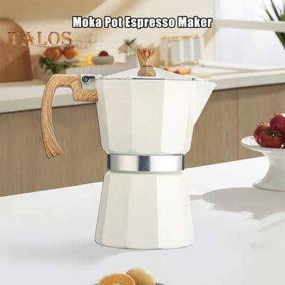 Moka konvička Espresso kávovar Snadné čištění Varná deska Kávovar Hliník Italský design Kubánský kávovar pro bohatou chuť