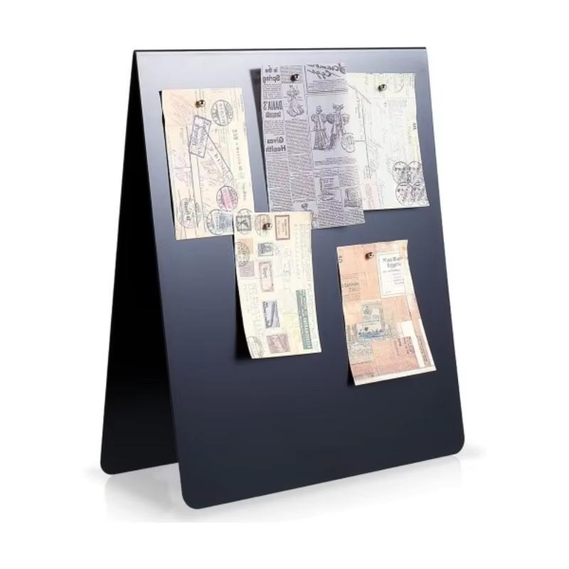 Metal Easel Magnetic Bulletin Board Double Sided Display Board with Magnet for Magnetic Display Metal Easel Magnetic Board чёрный