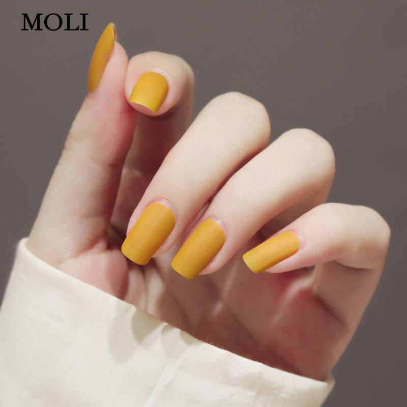 Fog Matte Nail Polish Lasting Non Peelable Scrub Colorless Transparent Bake Free Nail Enamel