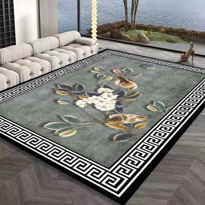 Modern Chinese Style Carpet Living Room Simple Home Decoration Non-slip Floor Mat 200x300 Sofa Area Lint-free Bedroom Large Rugs