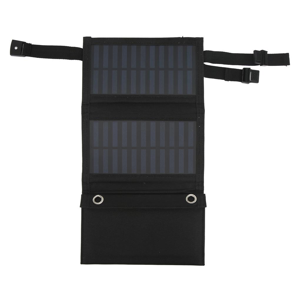 20W Foldable Solar Panel 5.5V Portable USB Port Monocrystalline Folding Board for Outdoor Travel Camping