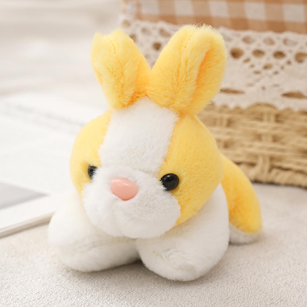 Cute Rabbit Plush Toys Bunny Stuffed Toys Bag Pendant Kids Girls Toy Birthday Gifts Mini Animal Plush Doll Keychain Key Ring