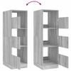 Laundry Cabinet Grey Sonoma 50 x 68 x 162 cm Particleboard