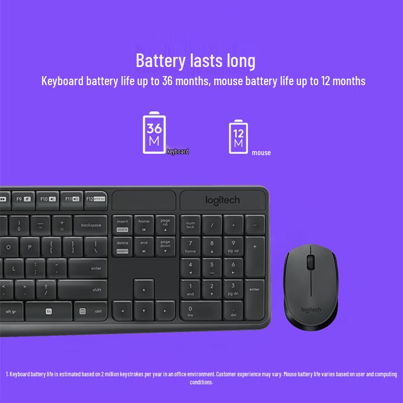 Logitech MK235 Wireless Keyboard and Mouse Combo
