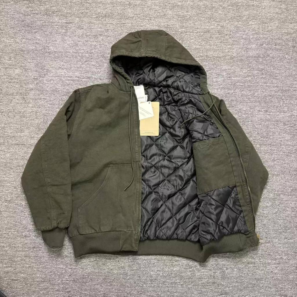 Herren American Retro Gewaschene Arbeitsjacke - Schwerer Detroit Auto Cardigan, Erhältlich in 9 Farben