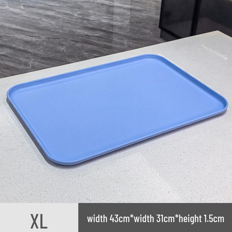 Nordic Style Rectangular Plastic Serving Tray