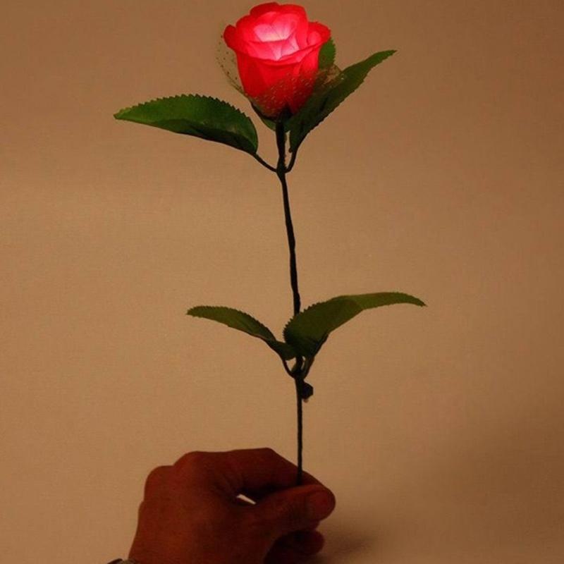 Romantic Valentine's Day Gift Luminous Rose Emulational Rose Lantern