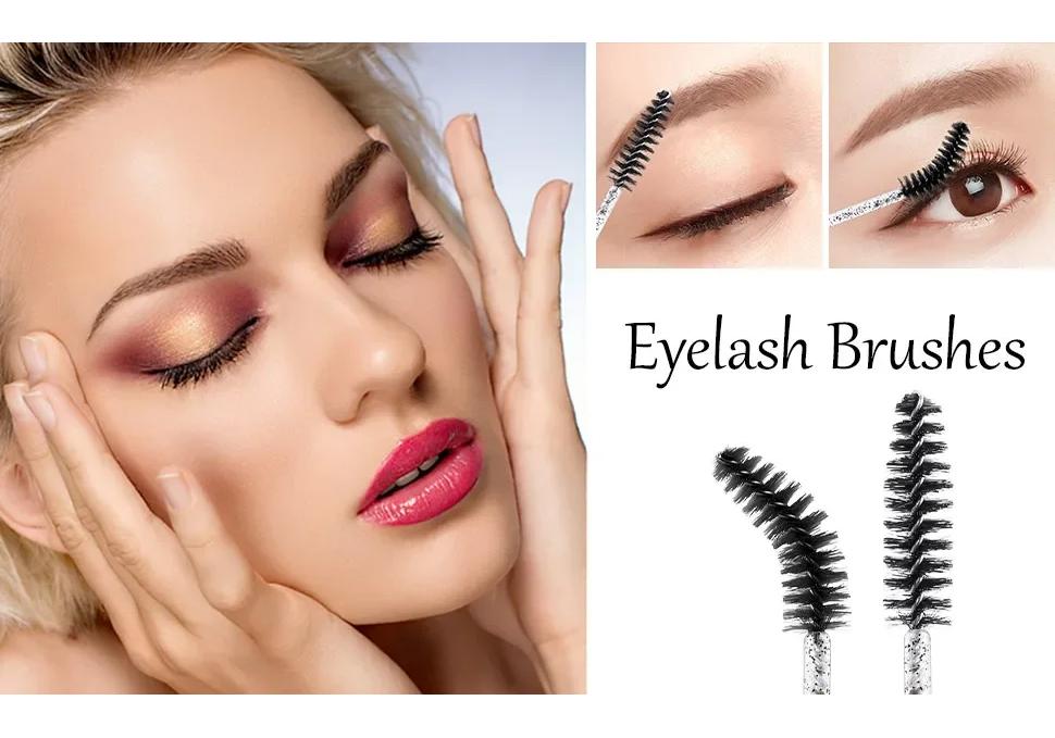 YSDO 5/50 Pcs Eyelash Brushes Makeup Brushes Mascara Wands Applicator Spoolers Eye Lashes Cosmetic Brush Makeup Tools