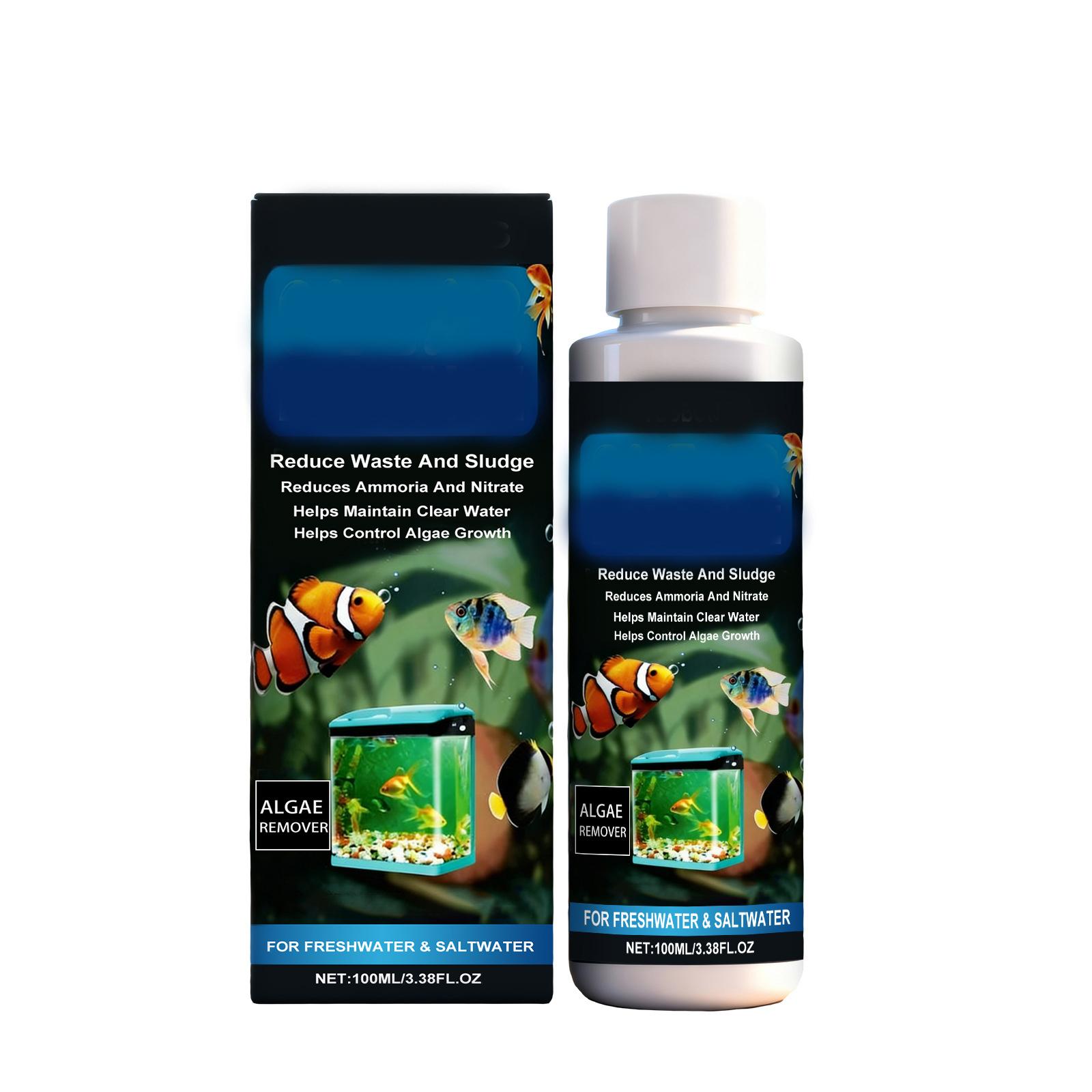 Fish Tank Cleaner Daily Cleaning And Maintenance Fish Tank Maintenance Cleaner(100ml) One Size чёрный