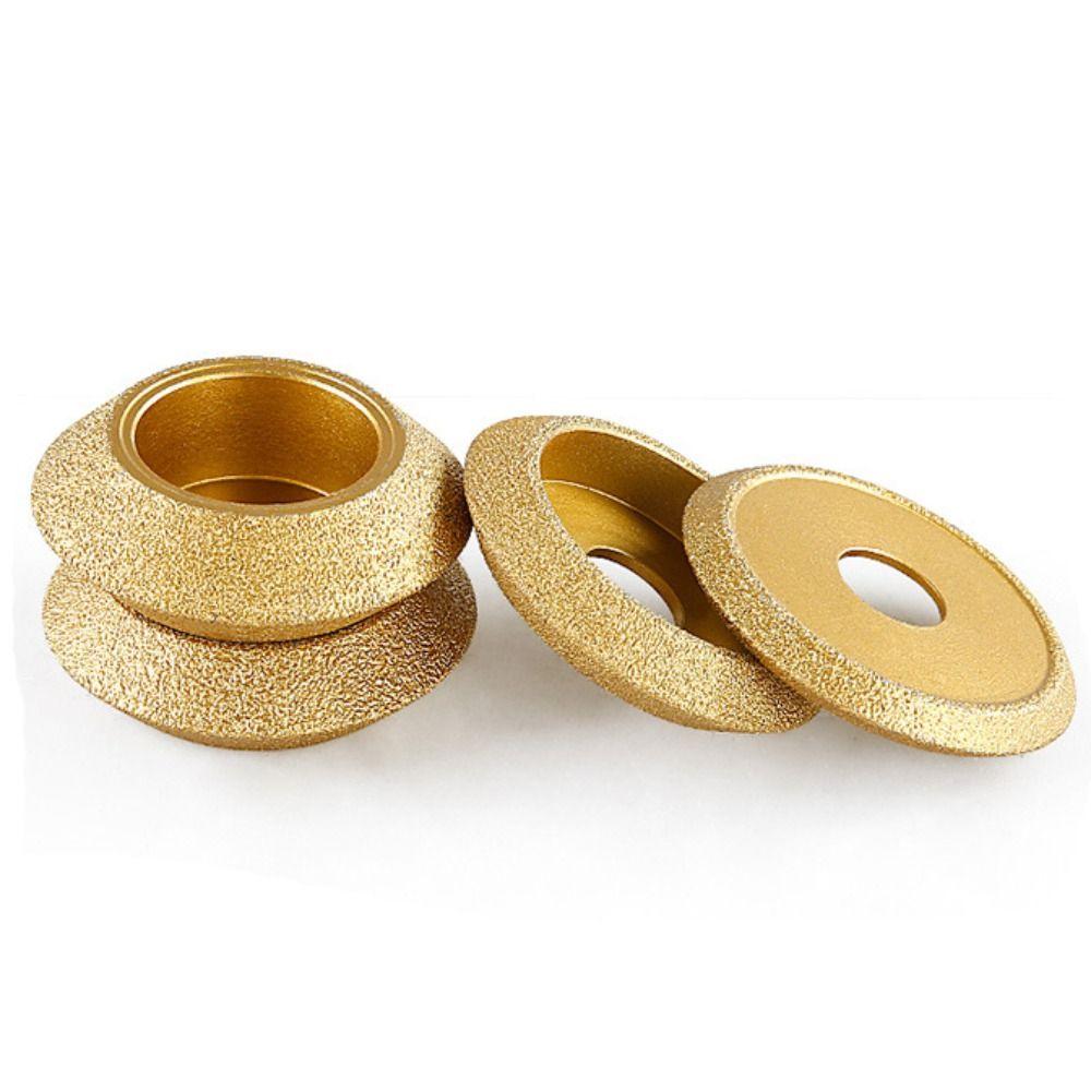 Marble Granite Diamond Polishing Disc V-notch Grinding Wheel Profile Bevel Edge Trimming Slotting