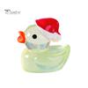 Kerstornament Hars Eend Miniatuur Schattig Lichtgevend in het Donker Mini Landschap Creaties Kerst Eend Ornamenten