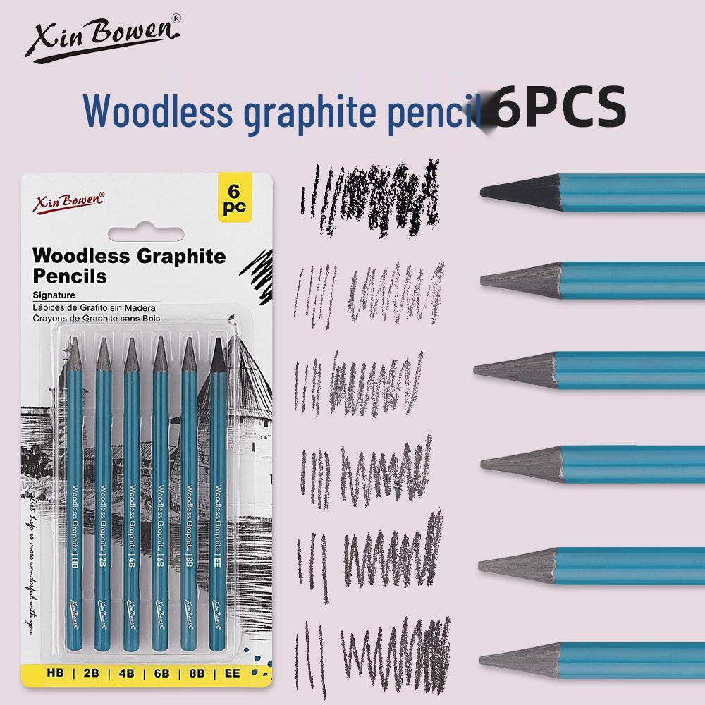 Grenzüberschreitendes Kunst-Holzkohle-Skizzierstift-Set - Weiche, Mittlere, Harte Varianten