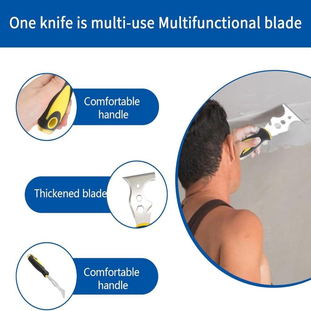 Ergonomic Handle Window Screen Repair Kit 6-in-1 Spline Installer New Screen Roller Tool