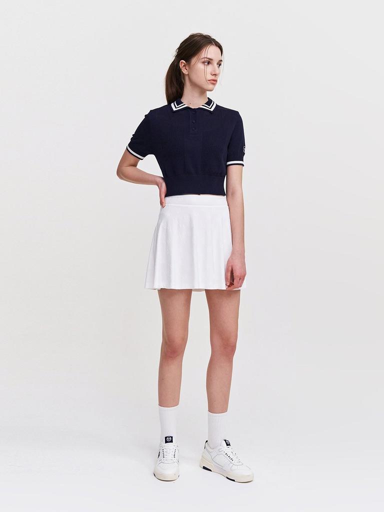 SERGIO TACCHINI W Daily Short Sleeve Polo Sweater