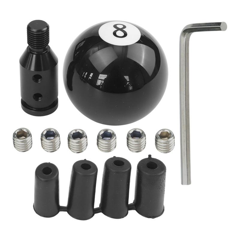 8 Ball Billiard Style Gear Shift Knob Compatible with Most Manual and Automatic Cars Easy tallation with Tools