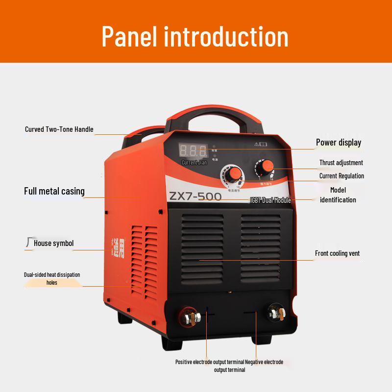 High-Power ZX7400/500 Inverter Industrial-Grade All-Copper 380V Three-Phase Welding Machine