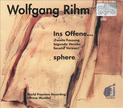 CD RIHM, CZECH PHIL, ALBRECHT; LAZAREV - Ins Offene... Sphere WWE1CD31883 Col Legno 1995 Germany Classical Used