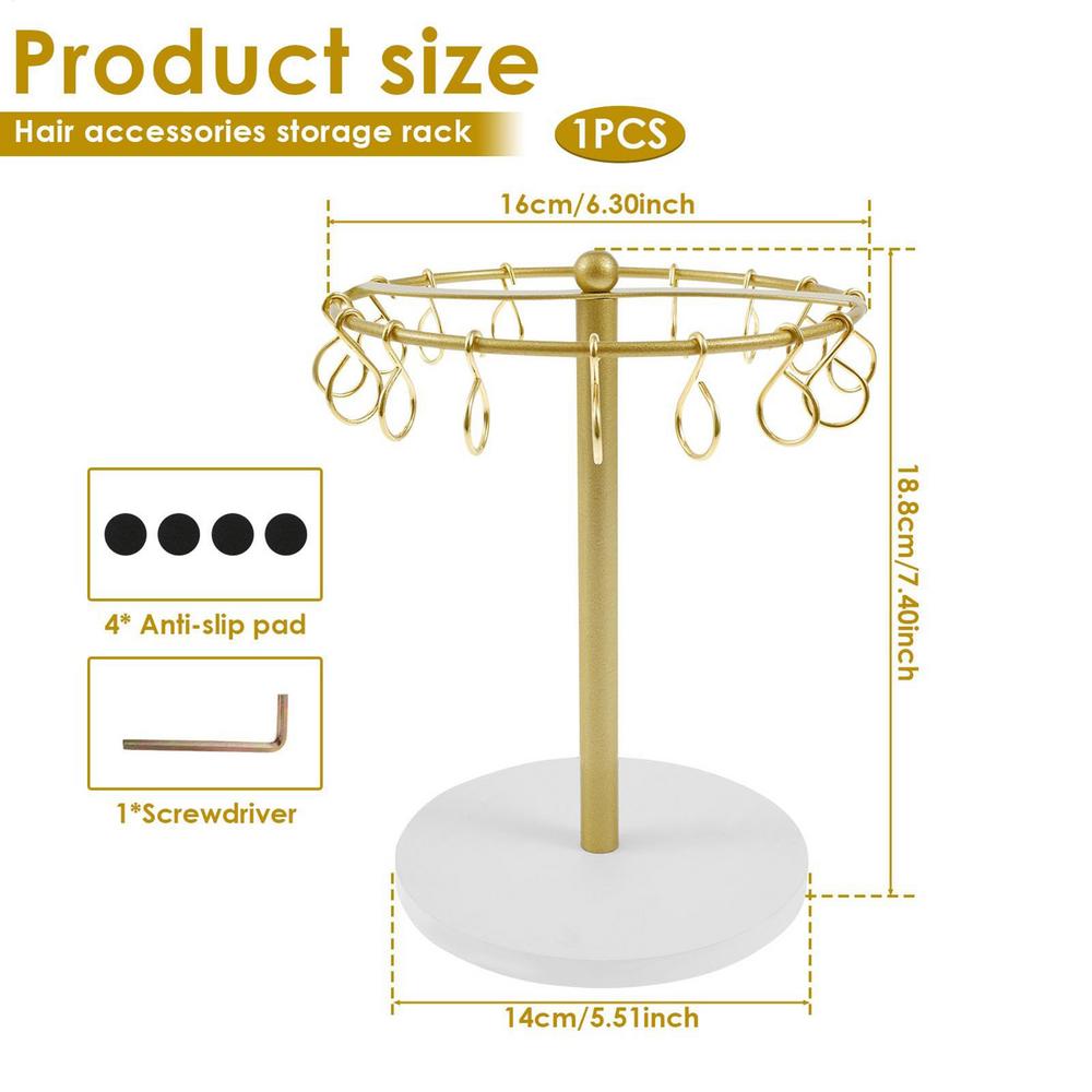 Органайзер для заколок для волос Органайзер для аксессуаров для волос для девочек Вешалка для крабов Подставка для украшений Организация и хранение для ванной комнаты колледжа 4150₽
