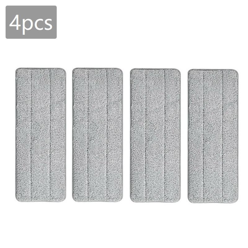 4/8Pcs Microfiber Mop Pad Washable Reusable Soft High Water Absorption Replacement Mop Head For Spray Mop Dust Mop Household