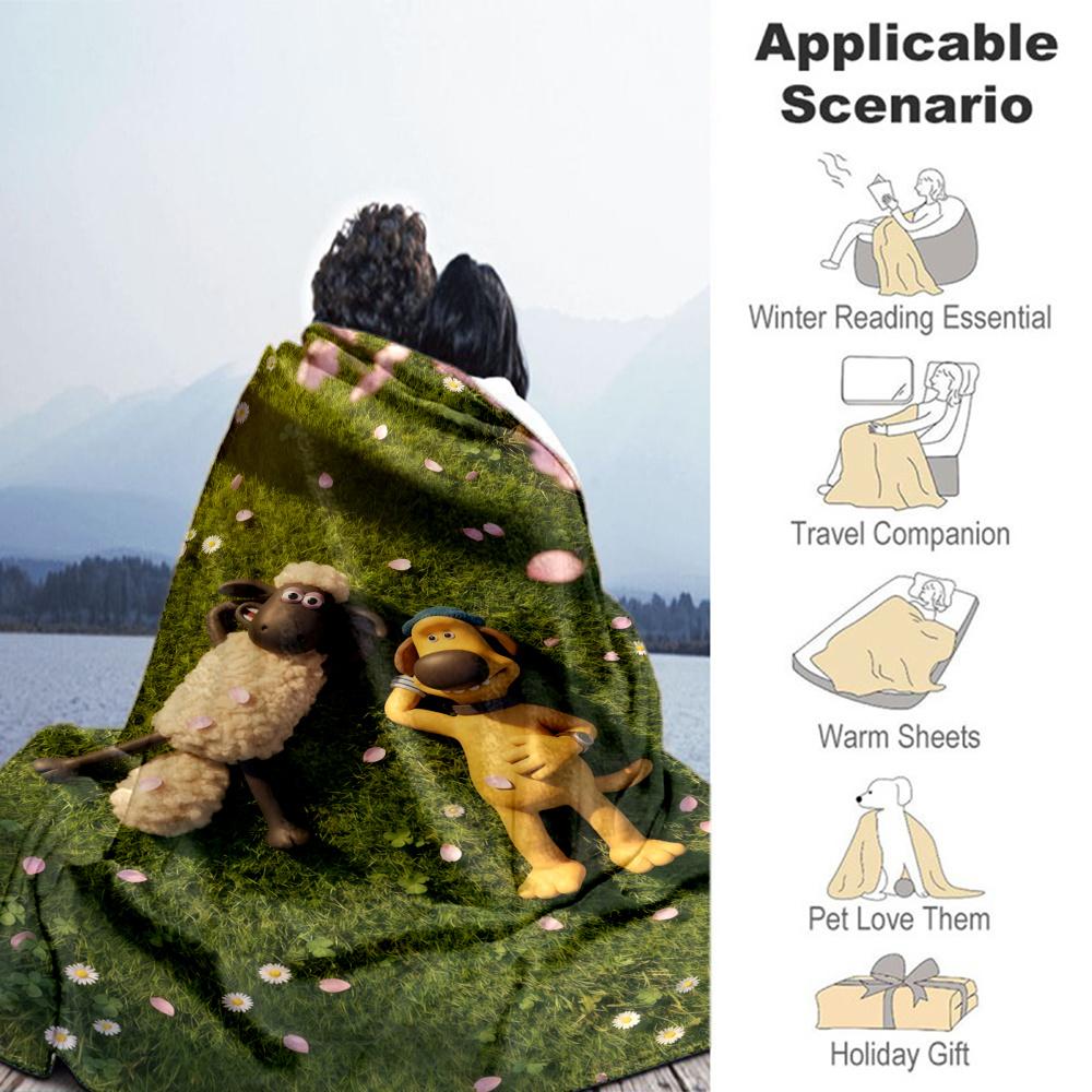 Shaun Blanket, High quality Comfortable for All Seasons, Home Decor, Warmth and Comfort