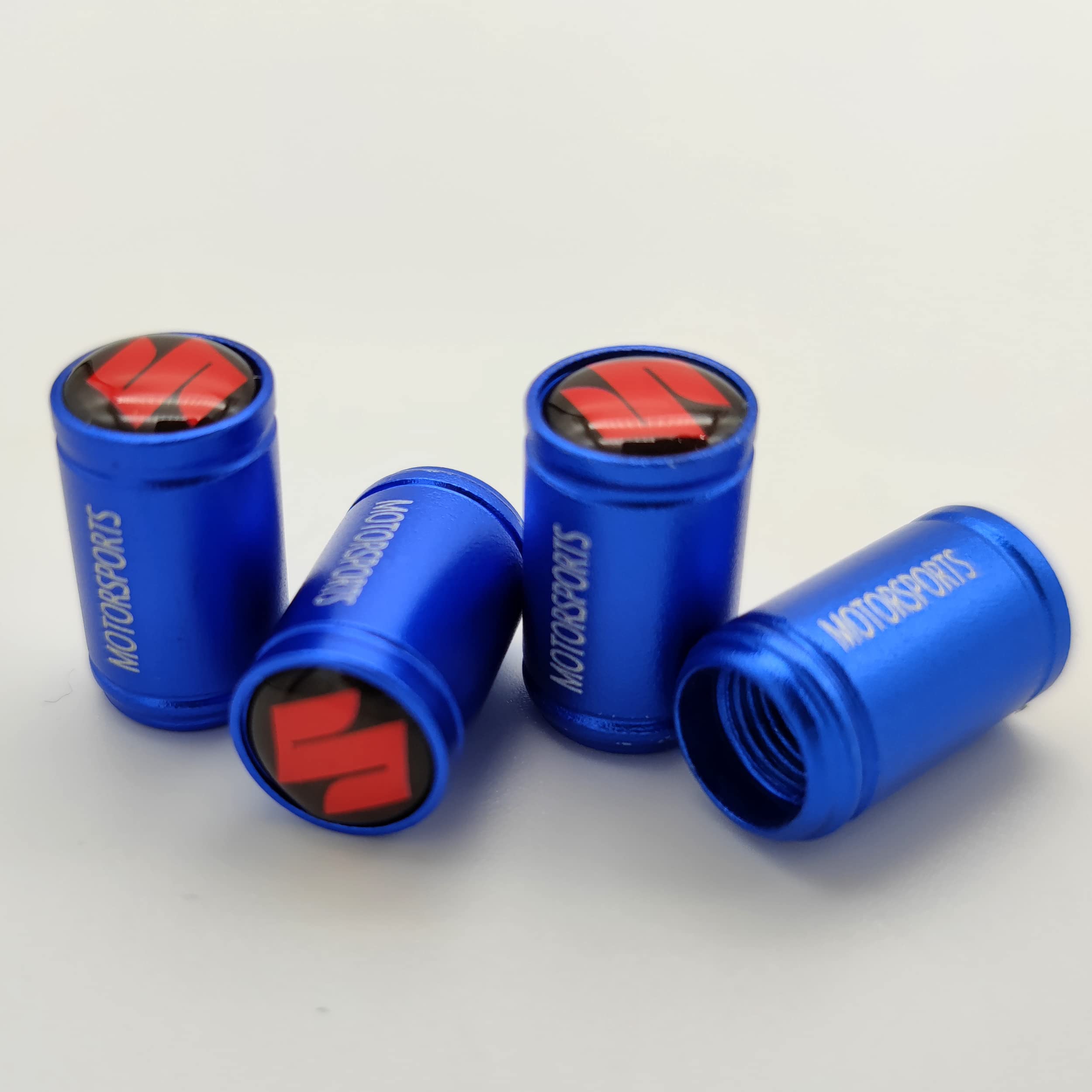 

SPIRIT BEAST Колпачок воздушного клапана Suzuki Премиальный сплав Подходит для всех транспортных средств Синий Suzuki синий