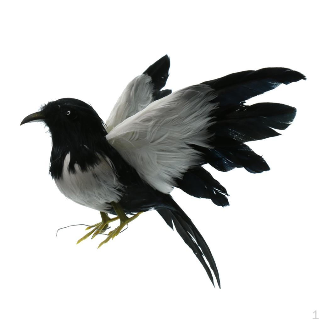 Feathered Sparrow Home Garden Ornament