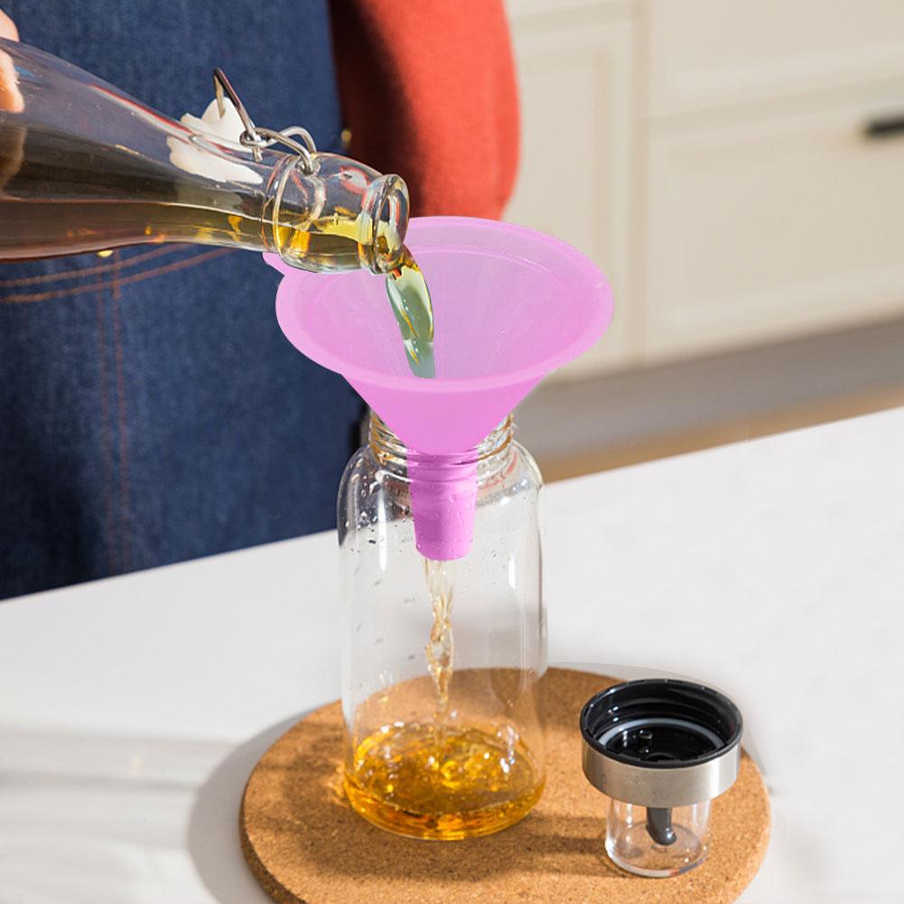 5 ks Barev Univerzální Nálevka pro Kuchyň Barevná Sada Nálevek nebo Dílna