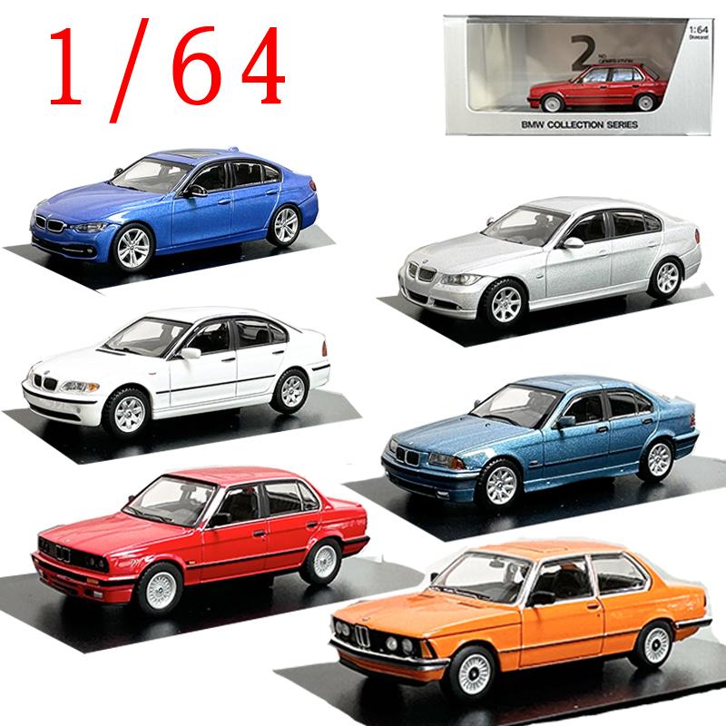 AR BOX Diecast Car 1/64 Scale BMW 3 Series E21 Car Model Alloy BMW E30 Play Vehicles Model Gift Ornament Toys for Boys