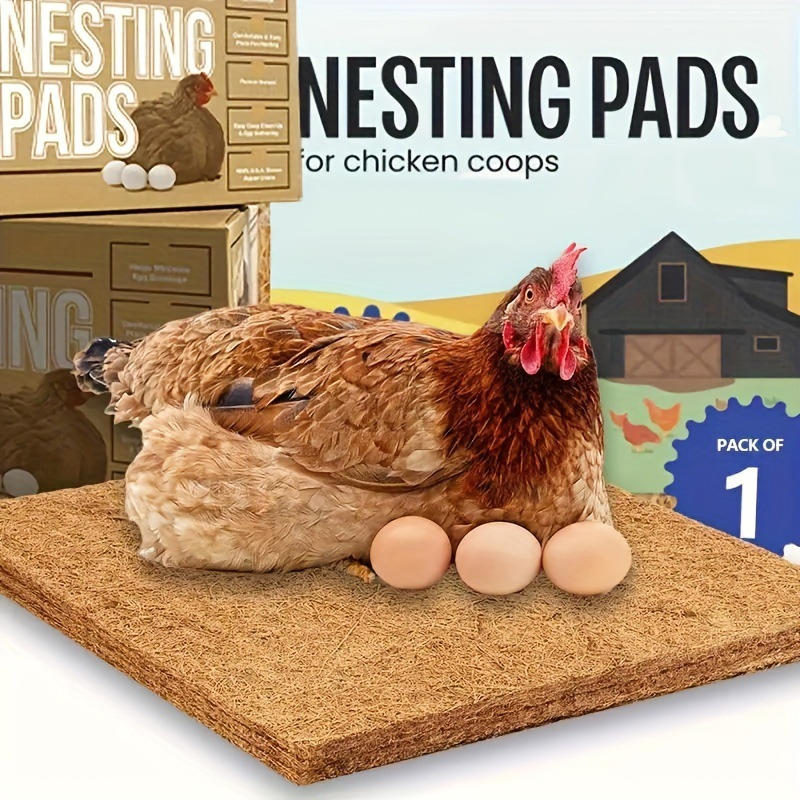 2/3/6PCS Premium Laying Hen Nesting Pads Reptile Mat Chicken Nest Box Liners Chicken Coop Bedding Poultry Supplies