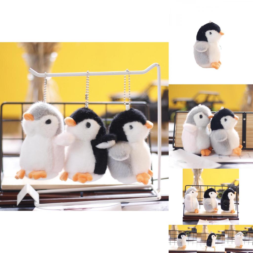 Cute Soft Plush Penguin Keychain Miniature Stuffed Animal Bag Decoration