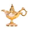 Retro Arabian Lamp Zinc Alloy Home Party Tabletop Exquisite Carved Legend Wishing Light Props