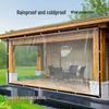 Transparent Windproof and Waterproof Curtain for Tent Insulation and Cold Protection