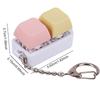 Keyboard Fidget Toy Fidget Clicker 2 Keys Stress Relief Button Key Switch Keychain Shaft Tester Relief Stress Gifts for Adults