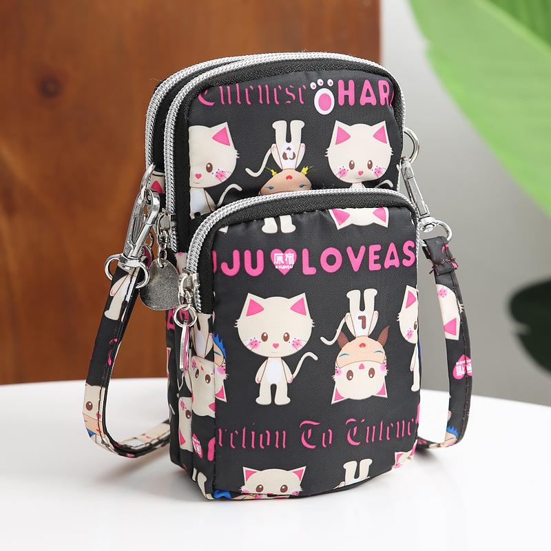 Damen Umhängetasche mit Handyfach und Münzfach