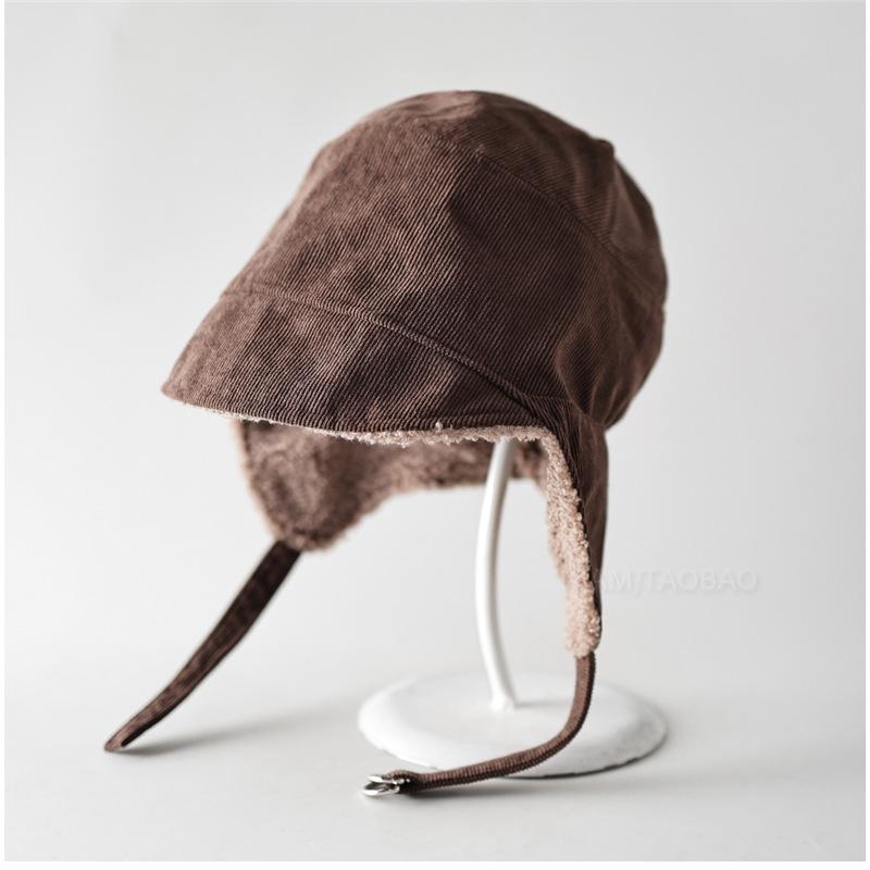 Unisex Double Sided Warm Casual Flight Cap With Ear Protection