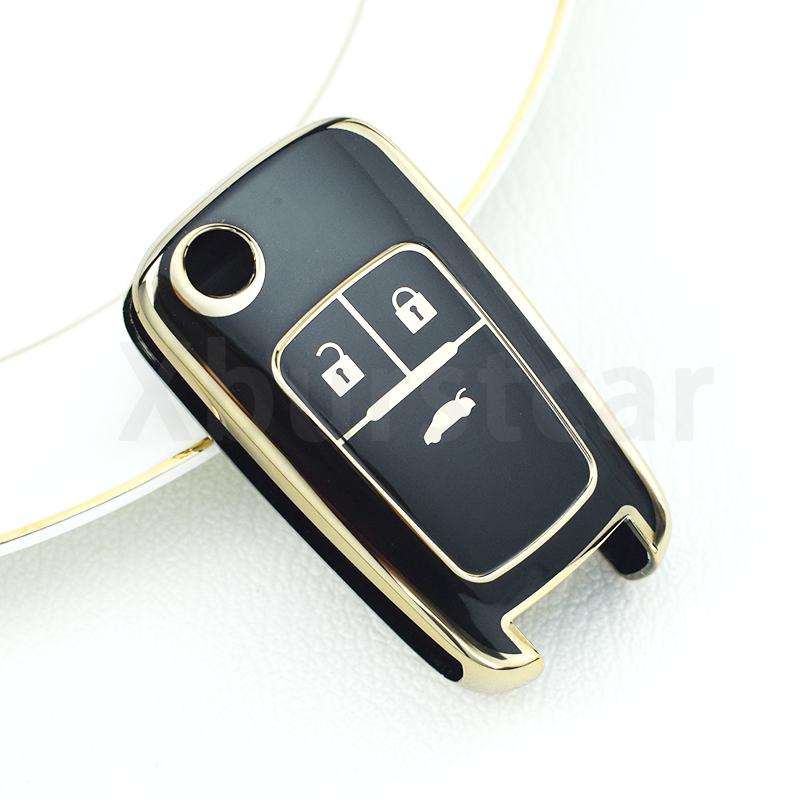 2/3/4 Buttons Tpu Shell Fob Car Key Case Cover For Chevrolet Cruze Aveo Trax Opel Astra Corsa Meriva Zafira Antara J For Buick