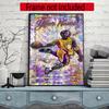 Kobe Personalized Name Round Diamond Painting Kit Diamond Embroidery Painting Rhinestones Mosaic Frameless Handwork Decoration Arts