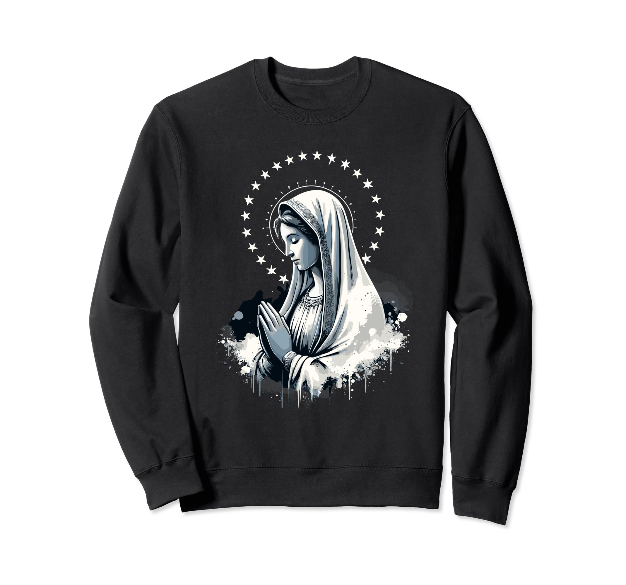 

Our Lady of Lourdes Powerful Symbol Mother Mary Sweatshirt